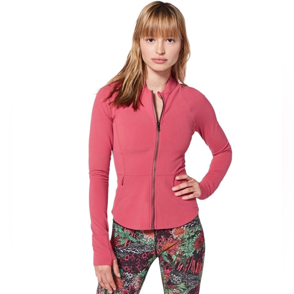 New, Lululemon The Ease Jacket Vintage Rose, Sz 2